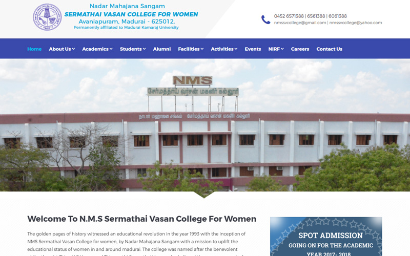 N.M.S Sermathai Vasan College For Women