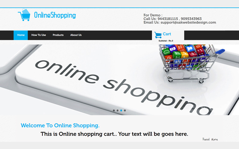 Online Shopping Cart